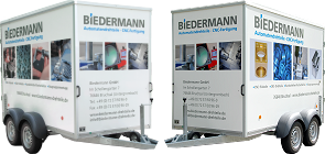 <strong>Anhängerbeschriftung: </strong><br />Biedermann GmbH